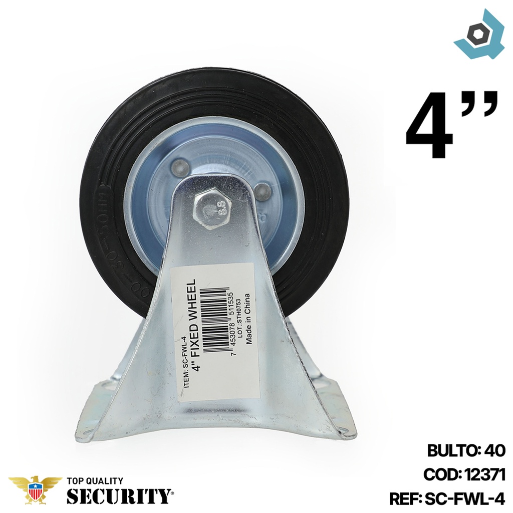 RUEDA PARA PORTON 4" SECURITY