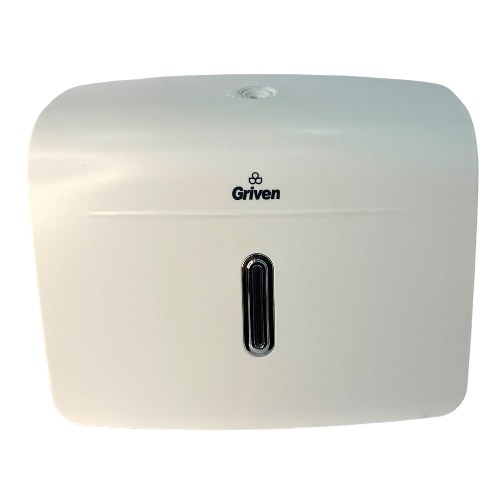 DISPENSADOR DE PAPEL ABS CUADRADO BLANCO GRIVEN