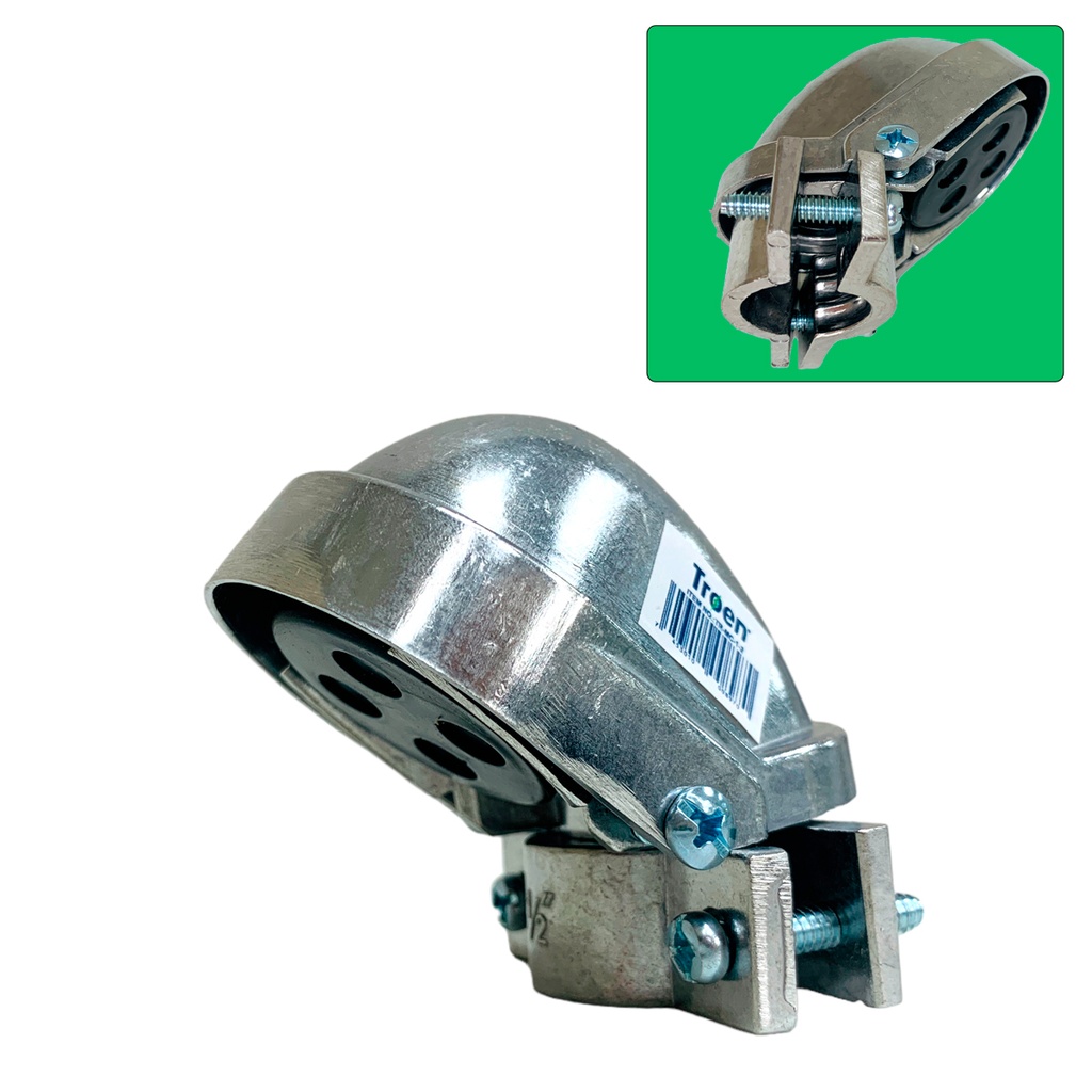 CABEZOTE CON ABRAZADERA PARA TUBOS DE 1/2" TROEN