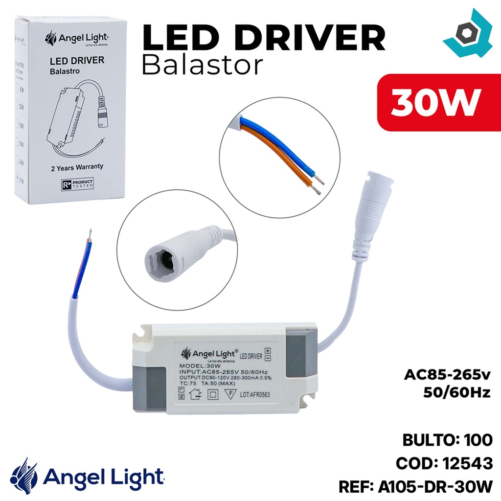 BALASTRO 30W ANGEL LIGHT