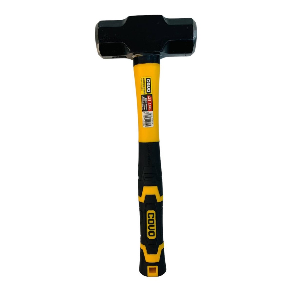 PORRA 4LBS MANGO FIBRA DE VIDRIO COVO