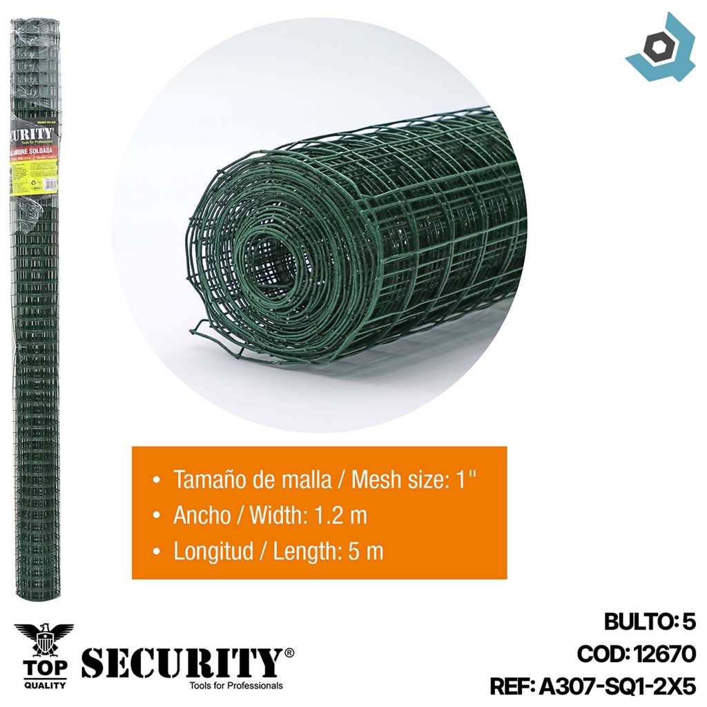 MALLA DE ALAMBRE SOLDADA SECURITY