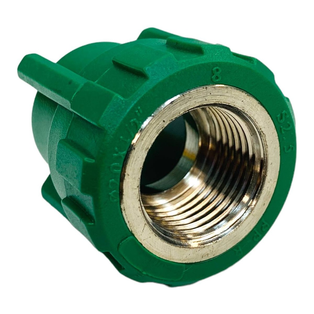 ADAPTADOR HEMBRA PPR 20MM X 1/2" CXHR-MET GRIVEN