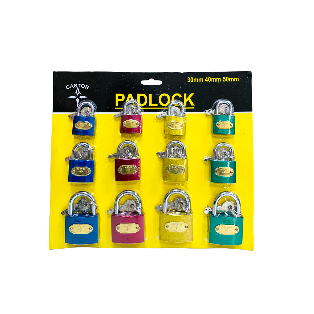 SET DE CANDADOS 30MM 40MM 50MM CASTOR