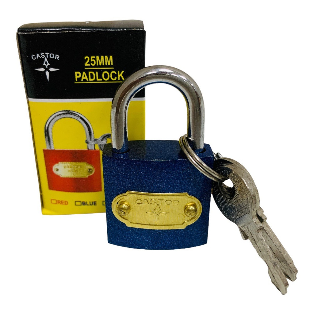 CANDADO 25MM CASTOR