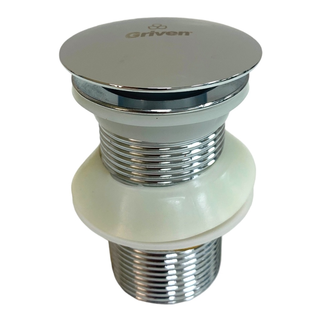 DESAGUE PUSH METALICO CROMADO SIN REBOSADERO GRIVEN