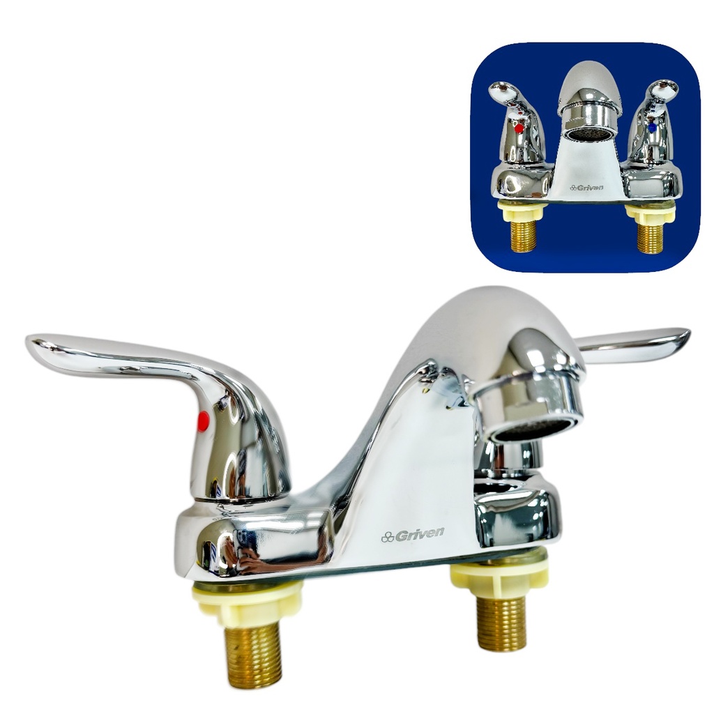 GRIFERIA CENTRAL PARA LAVAMANOS CROMADO GRIVEN