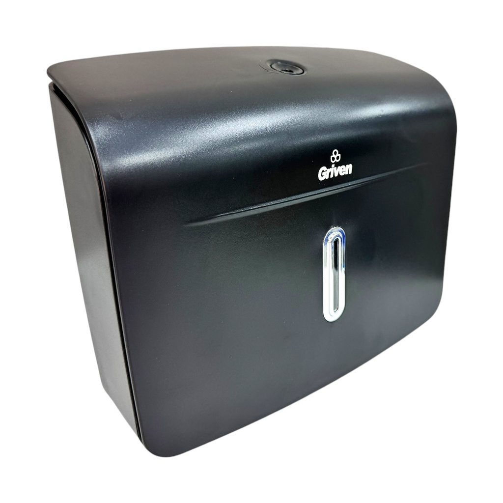 DISPENSADOR DE PAPEL PLEGABLE NEGRO GRIVEN