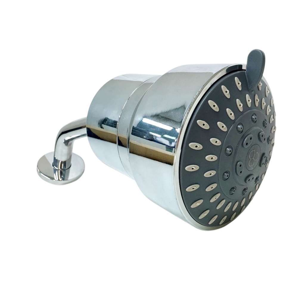 REGADERA CON FILTRO DE AGUA CROMADA GRIVEN