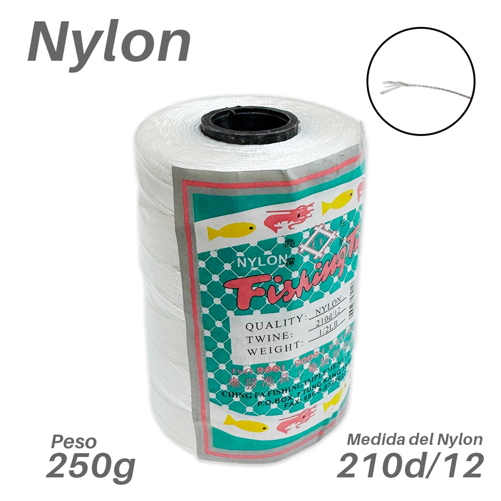 NYLON PARA PESCAR 210D/12 FISHING TWINE