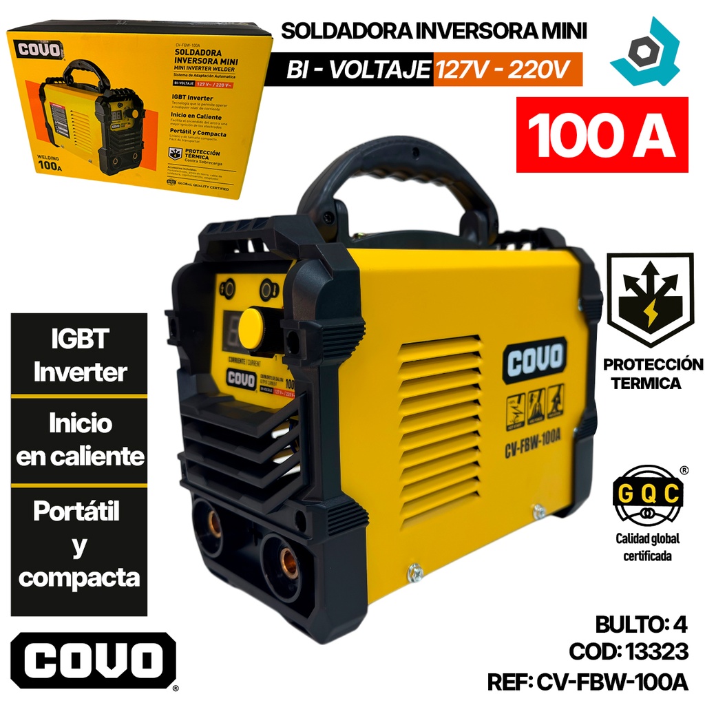 MAQUINA DE SOLDAR INVERSORA  MINI 100A COVO