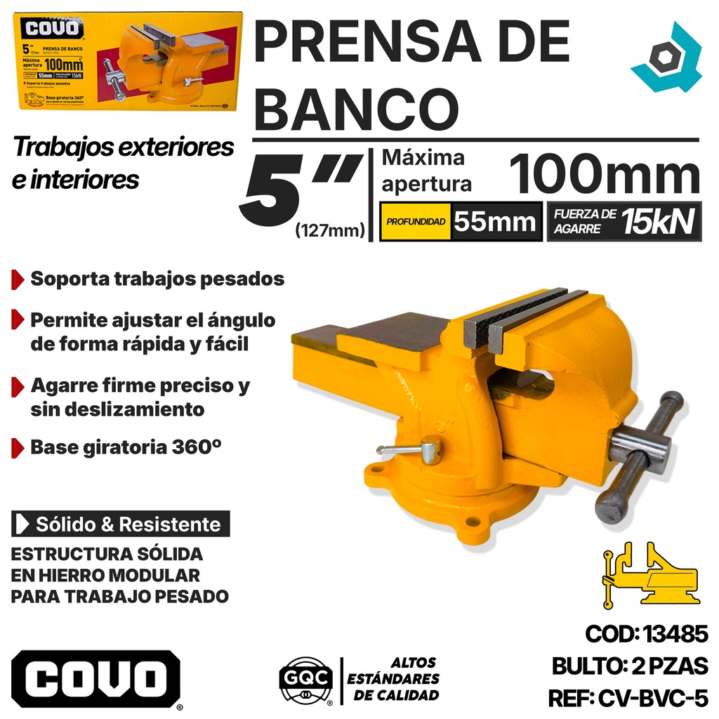 PRENSA DE BANCO 5" COVO