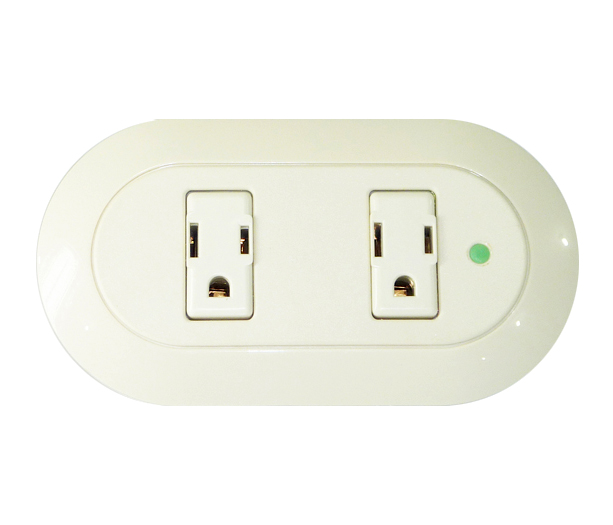 TOMA DOBLE IVORY C/TIERRA (A) FP202+FP106X2IVORY