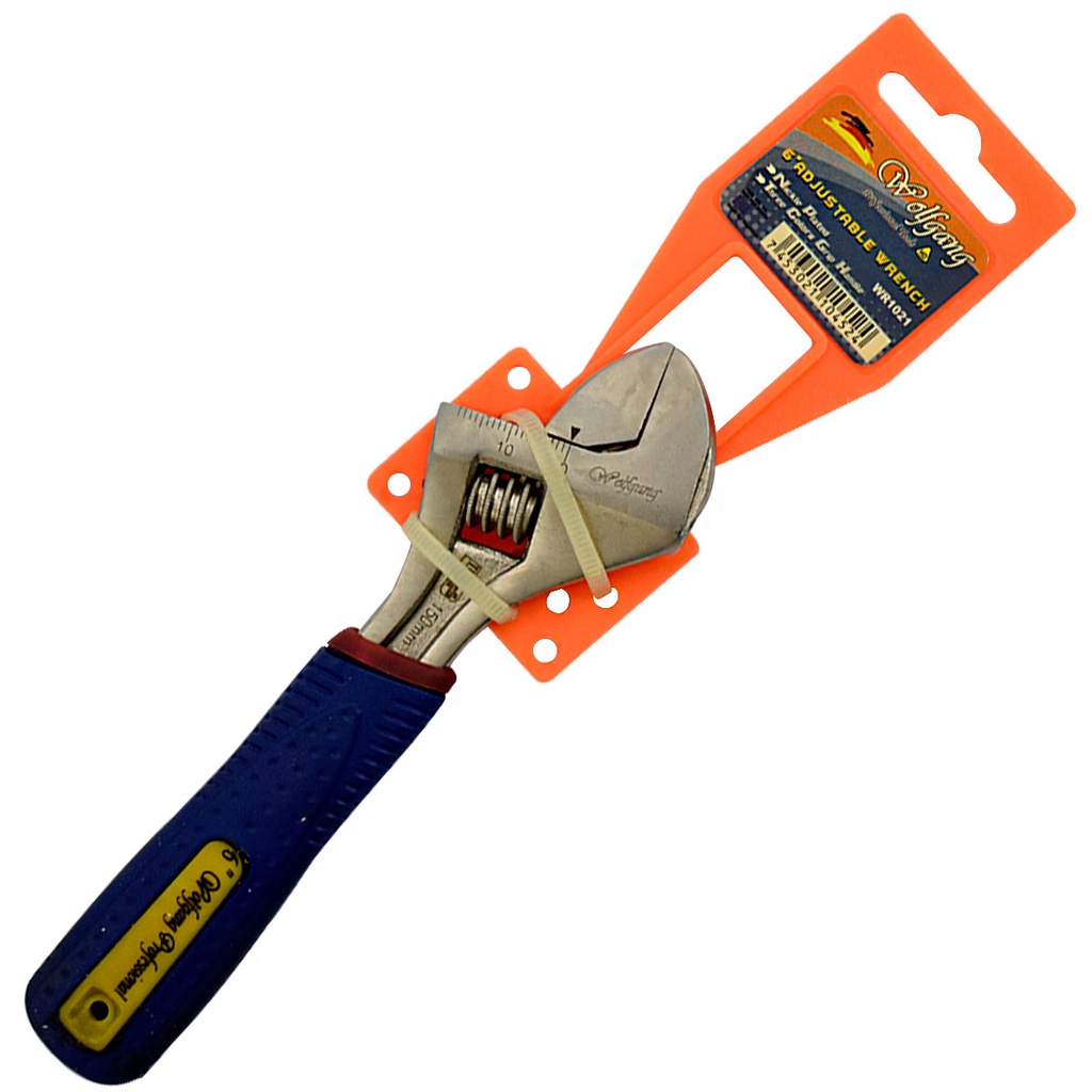 LLAVE AJUSTABLE 6" MANGO AISLANTE WOLFGANG