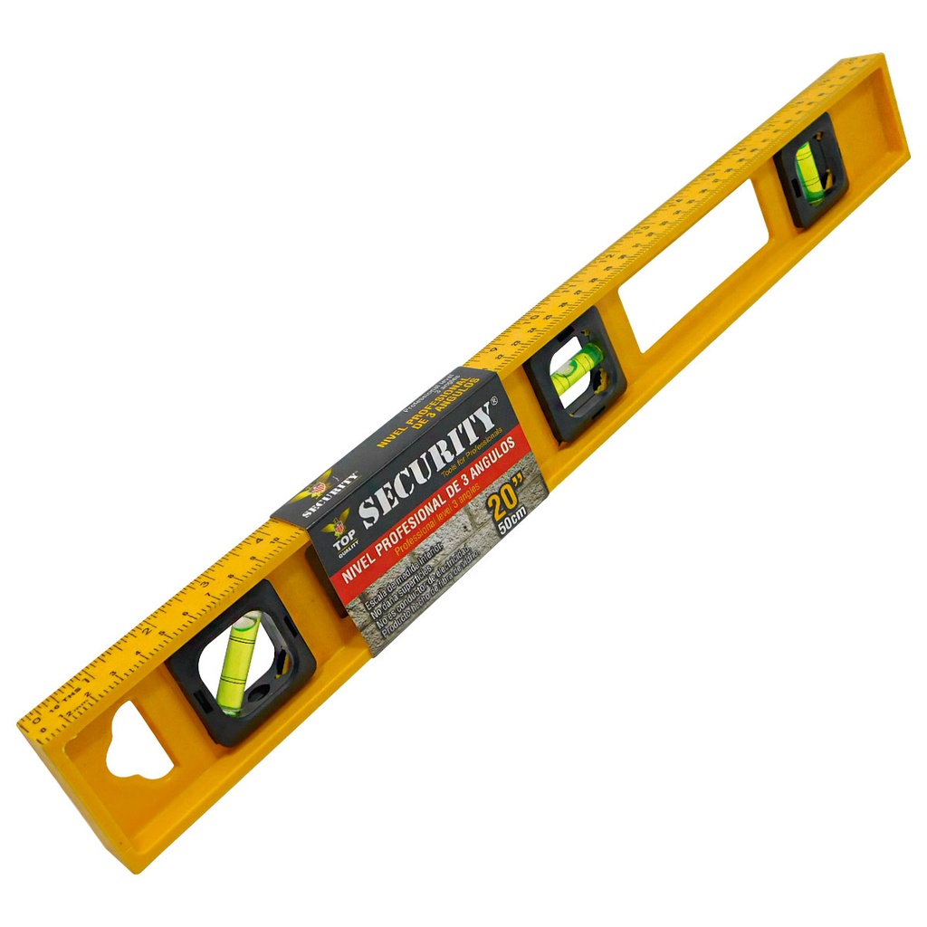 NIVEL 20" DE 3 ANGULOS SECURITY