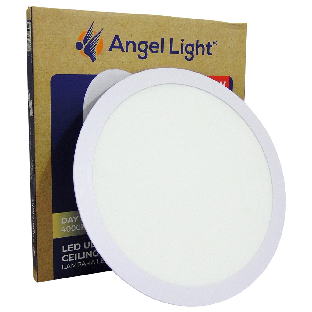 LAMPARA LED PARA EMPOTRAR LUZ CALIDA (AMARILLA) REDONDA 24W 11.6" ANGEL LIGHT