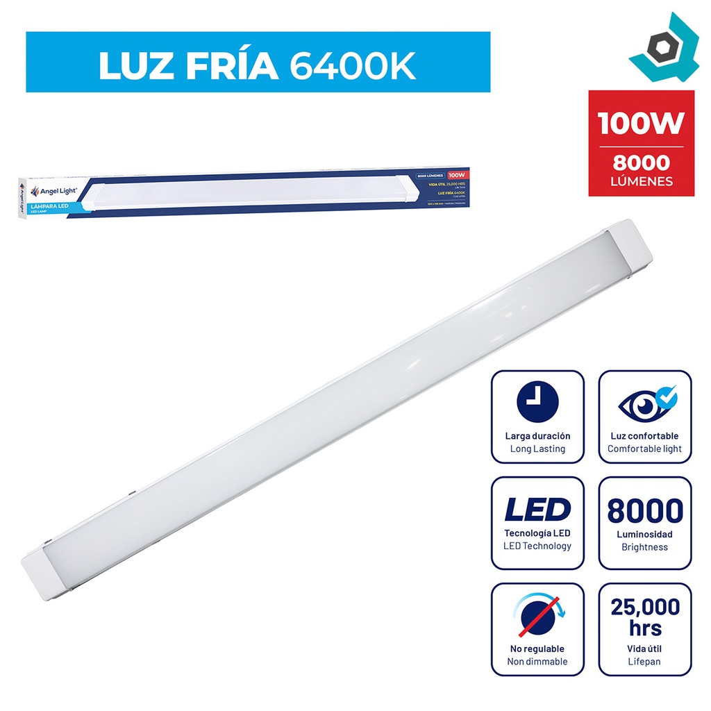 LAMPARA LED SUPERFICIAL 100W 1.2M LISA ANGEL LIGHT