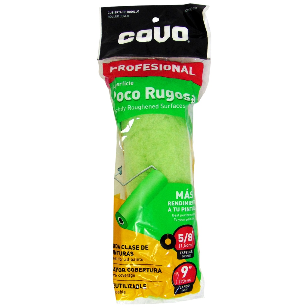 FUNDA PARA RODILLO 9" POCO RUGOSA COVO