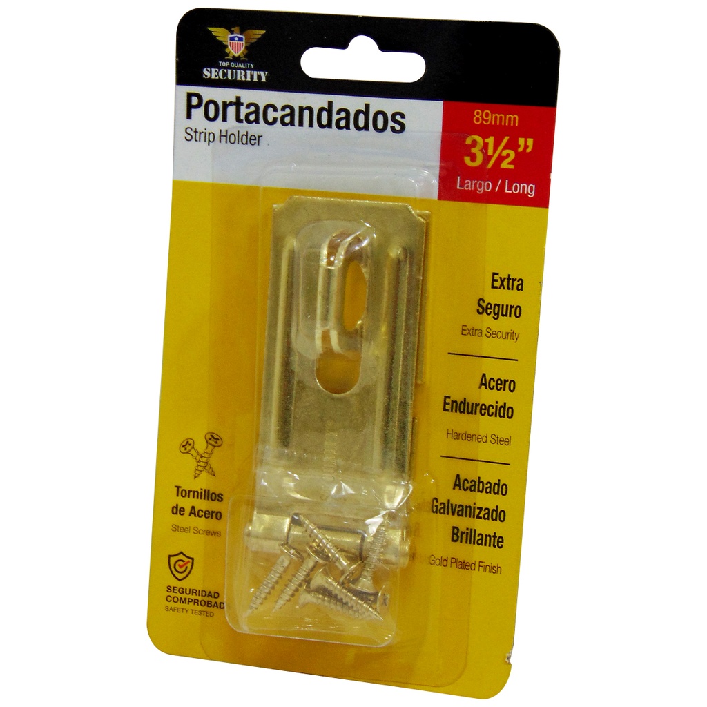 PORTA CANDADO 3.5" DORADO SECURITY