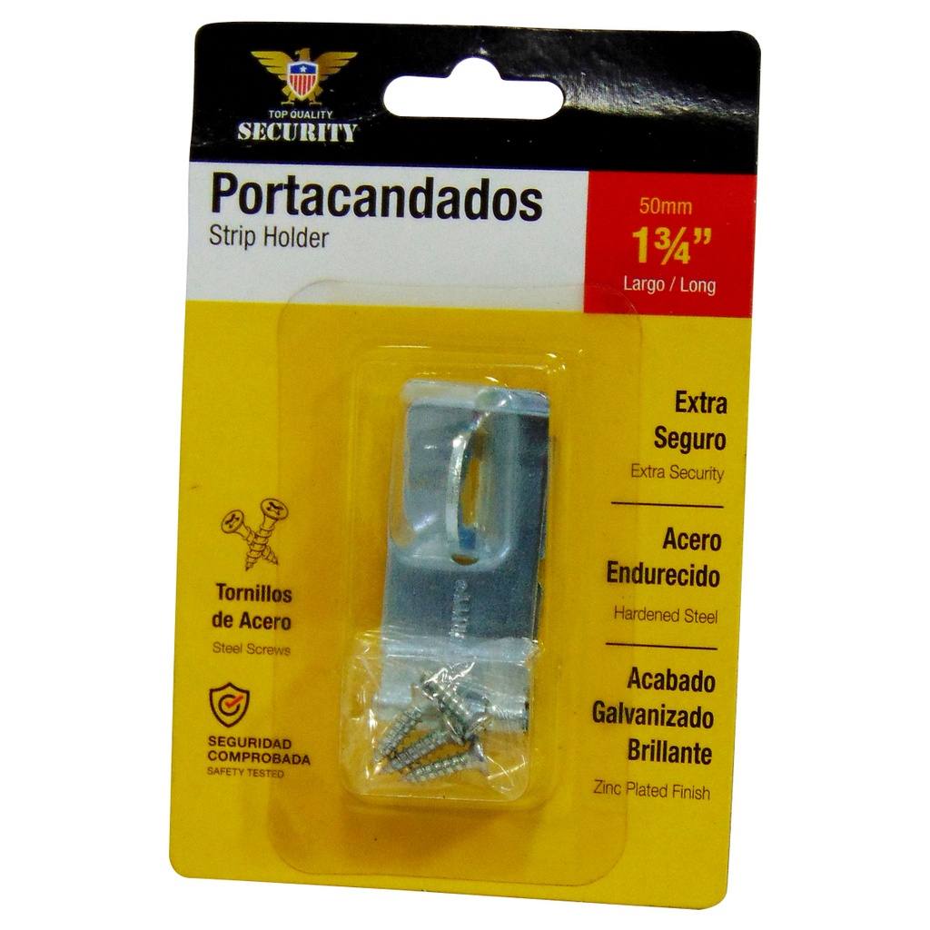 PORTA CANDADO 1 3/4" CROMADO SECURITY