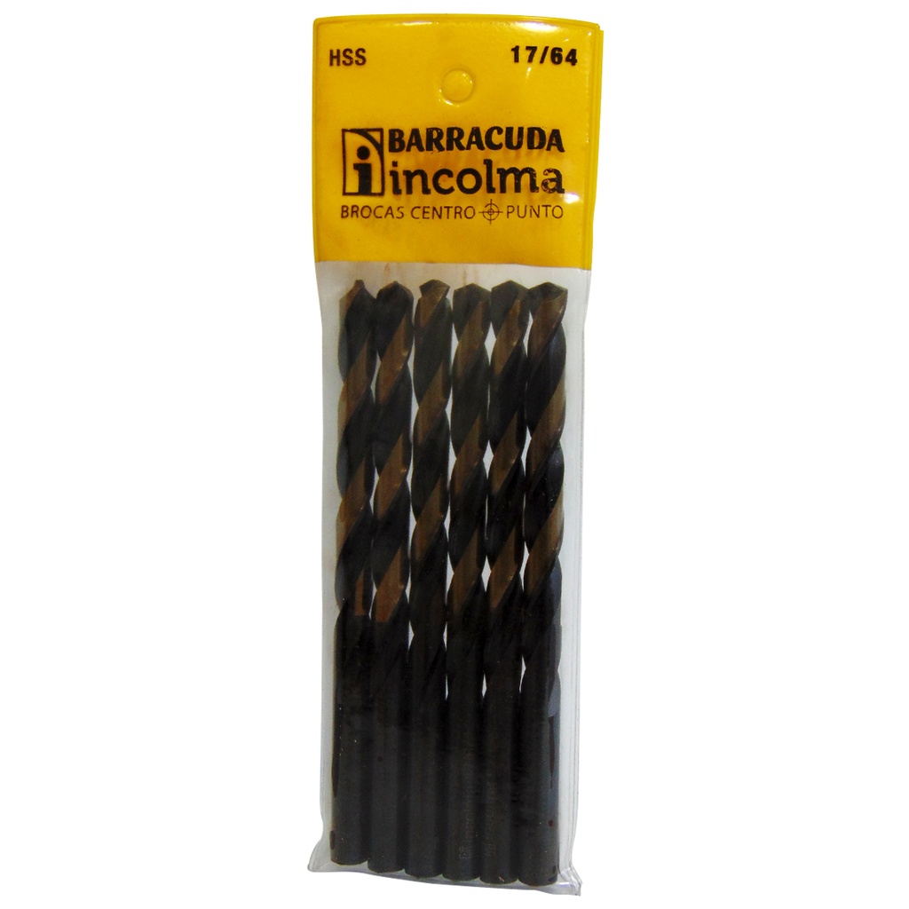 MECHA PARA HIERRO 17/64" 6 PIEZAS BARRACUDA