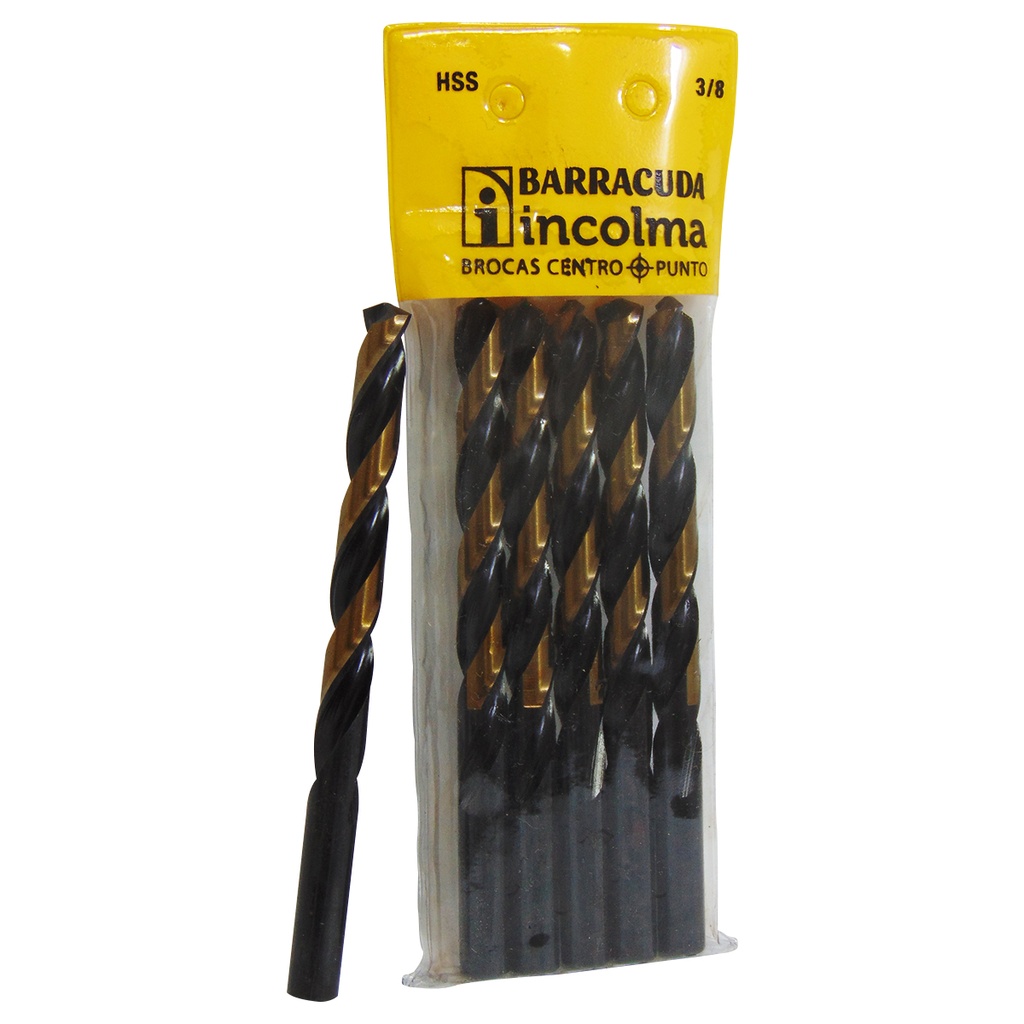 MECHA PARA HIERRO 3/8" 6 PIEZAS BARRACUDA