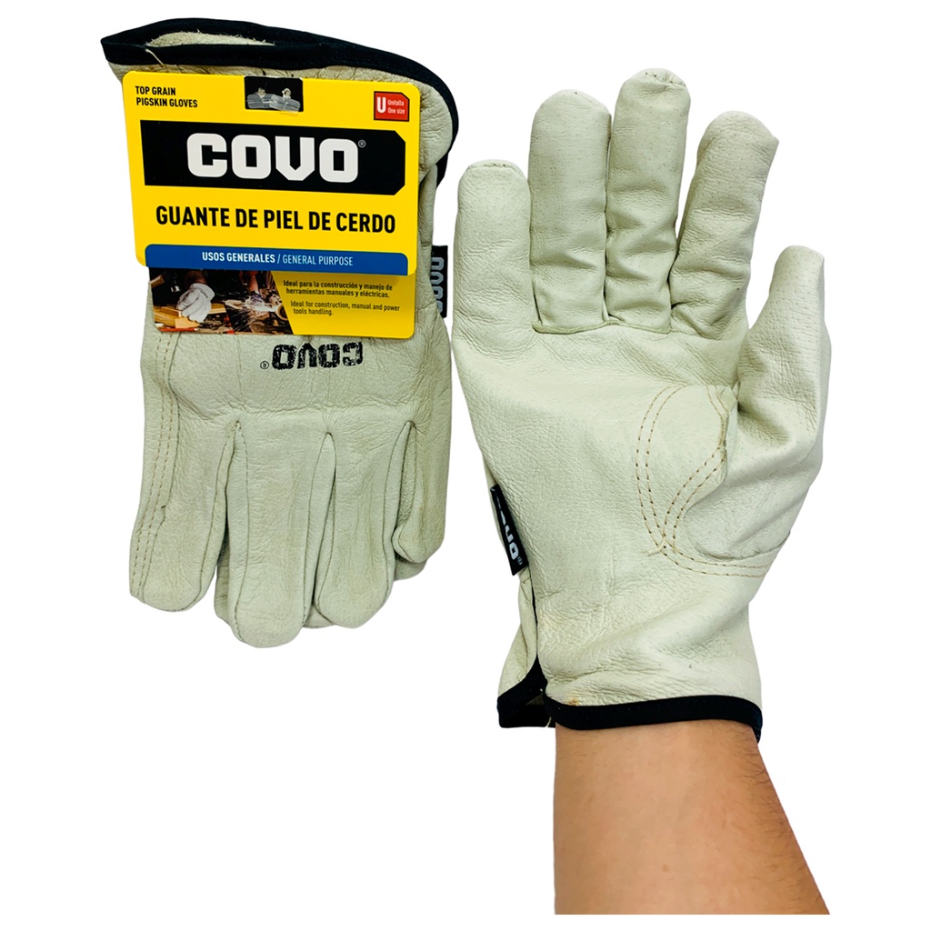 GUANTES DE PIEL DE CERDO COVO