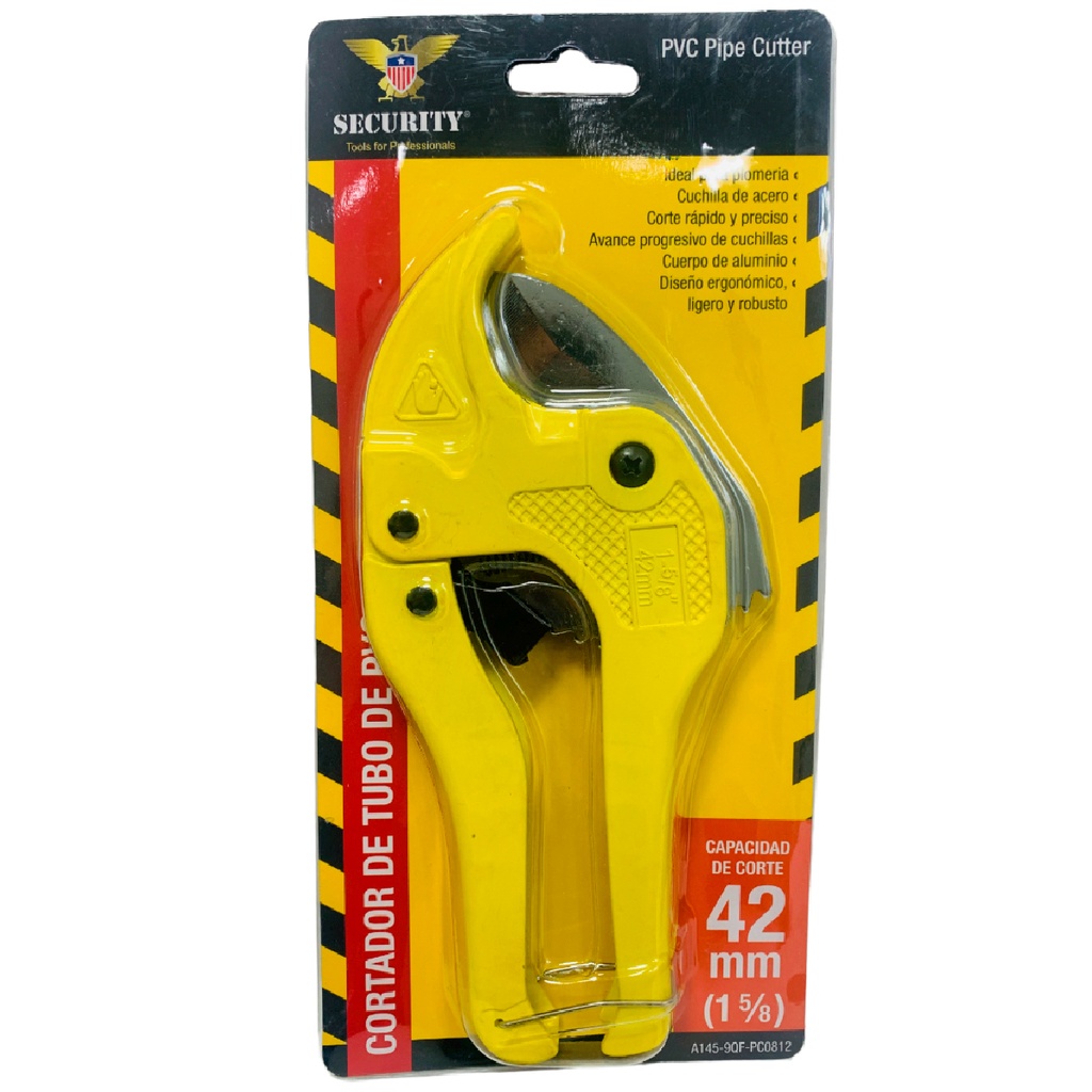 CORTADOR DE TUBO DE PVC 42MM SECURITY