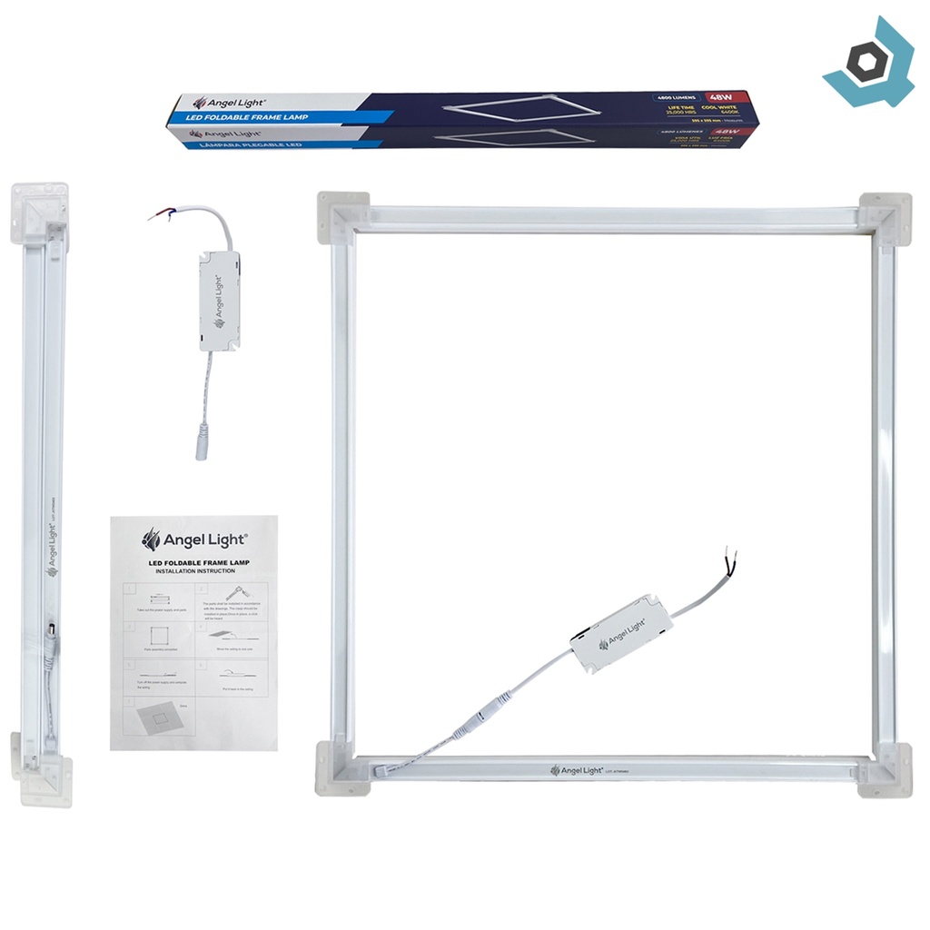 LAMPARA PLEGABLE LED 48W 6400K ANGEL LIGHT