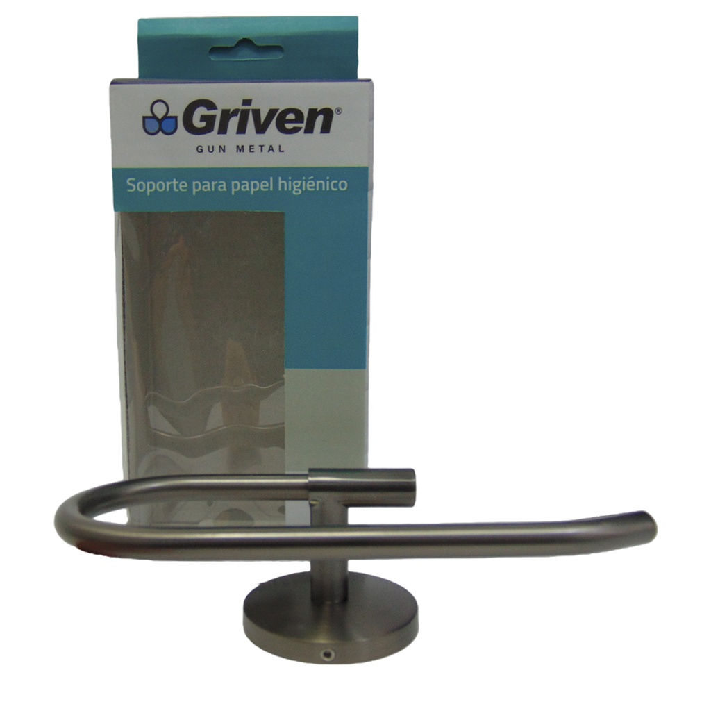 SOPORTE PARA PAPEL HIGIENICO GRIVEN GUN METAL
