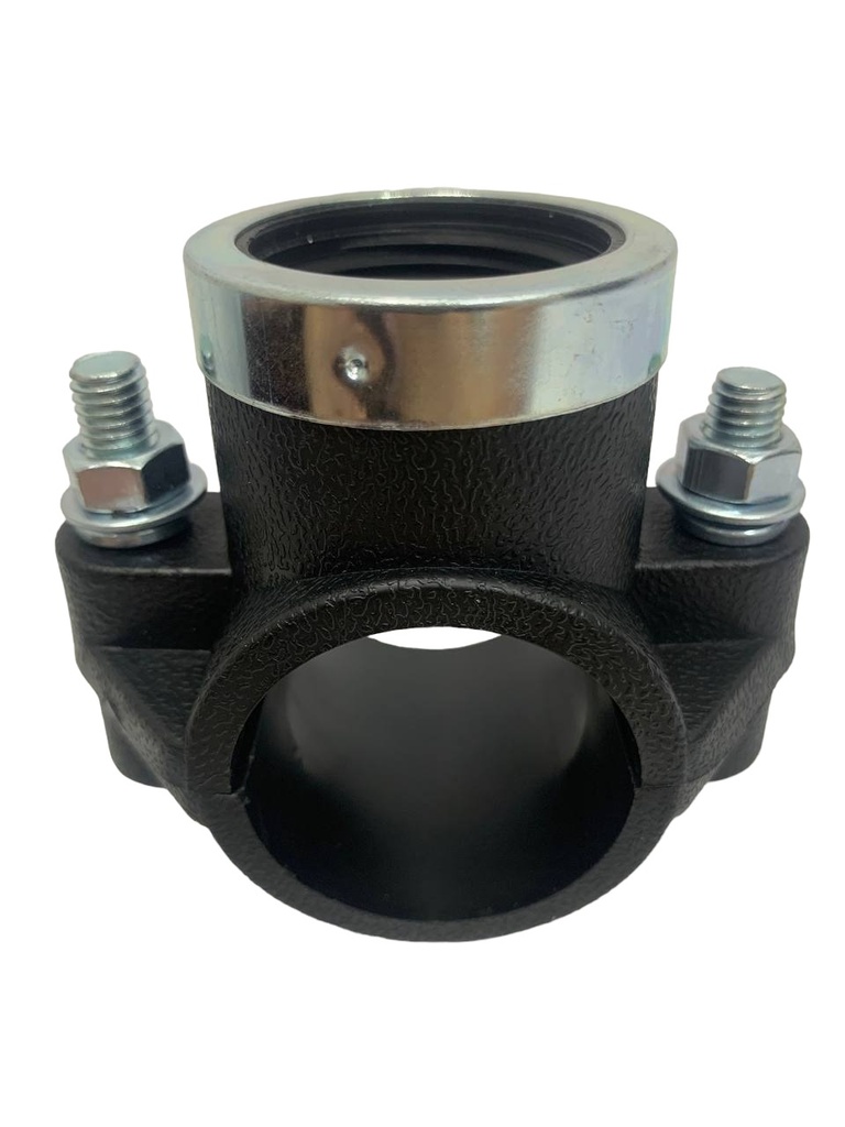 ABRAZADERA PARA RIEGO PP CON ROSCA 40MM X 1" TUBRICA