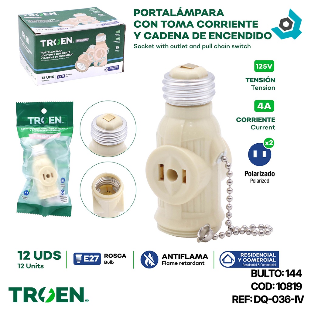 BENJAMIN CON CADENITA MARFIL TROEN