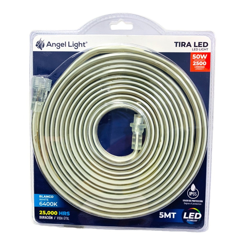TIRA DE LUZ LED 50W 6400K 5 METROS ANGEL LIGHT