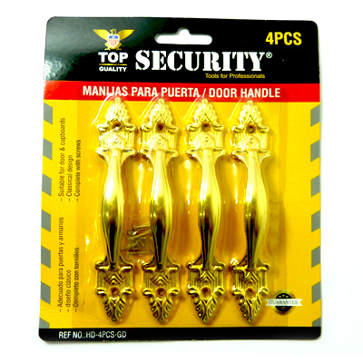 JUEGO DE TIRADORES PARA MUEBLES 110MM 4PZAS SECURITY