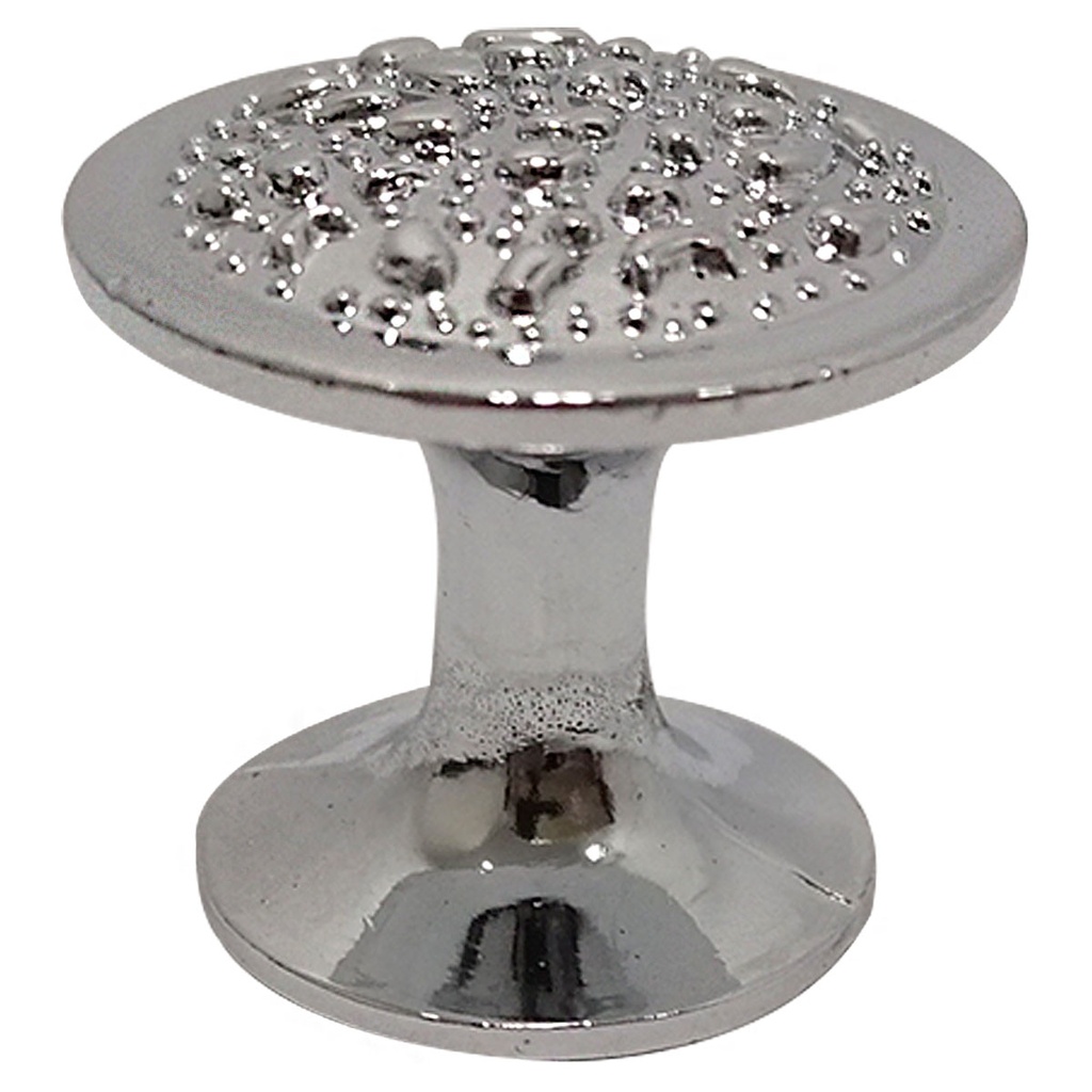 TIRADOR PARA MUEBLES DE BOTON CROMADO