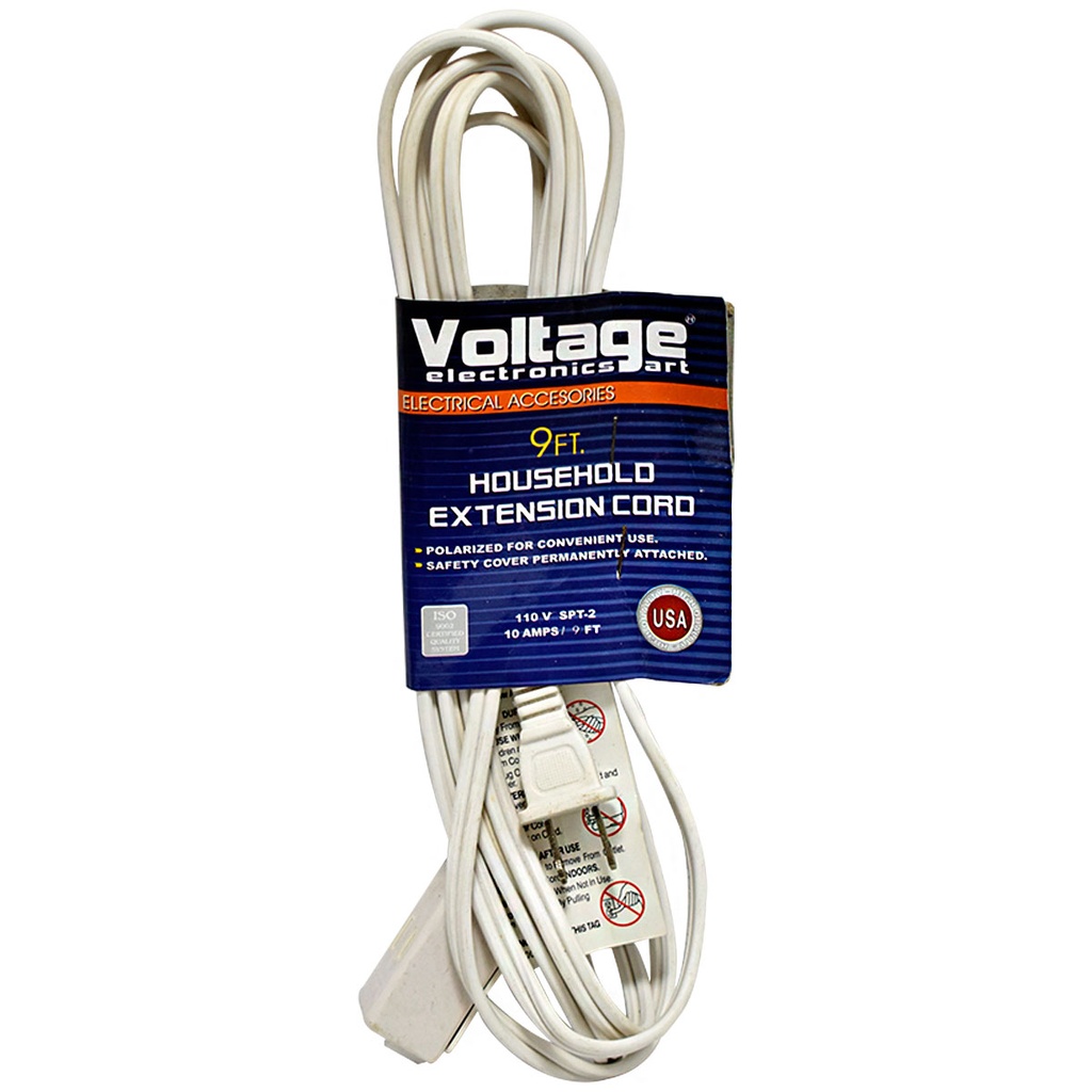 EXTENSION ELECTRICA 9FT 3 TOMAS VOLTAGE