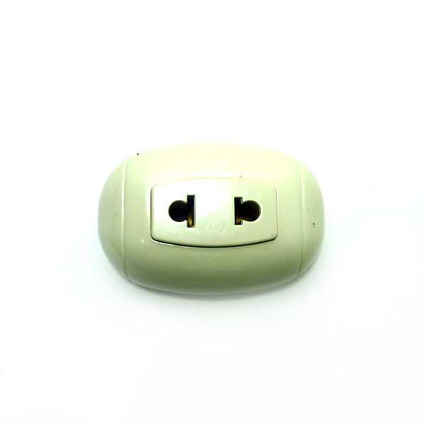 TOMACORRIENTE DE COQUITO BLANCO GENERALI LINE