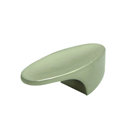TIRADOR PARA MUEBLES DE BOTON PLATEADO