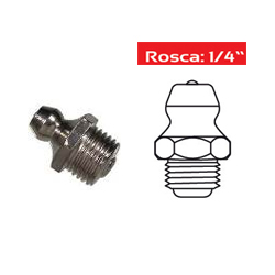 GRASERA 1/4" U.N.F 11 RECTA MEJIA (25C X 200U)
