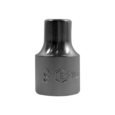 DADO 1/2" X 9MM 6 PUNTAS GENIUS