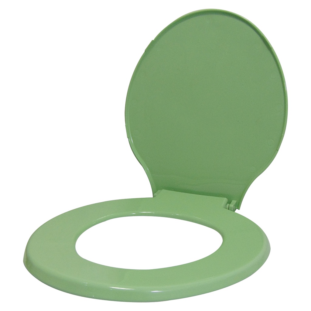 ASIENTO PARA INODORO VERDE MANZANA REDONDO RESIMOL