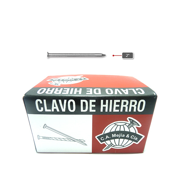 CLAVO DE HIERRO 2" X 2,7 MM CALIBRE 12 (50X500GRM) MEJIA