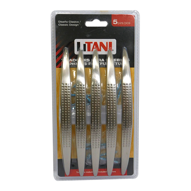 JUEGO DE TIRADORES 5PZAS 160MM LITANI