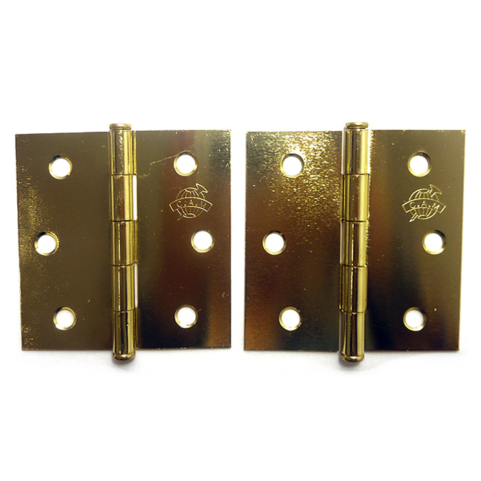 BISAGRA NUDO 3"X3" CABEZA PLANA DORADA MEJIA