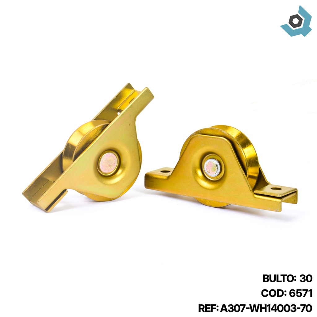 RUEDA O ROLDANA PARA PORTON 70MM - 2 1/2"