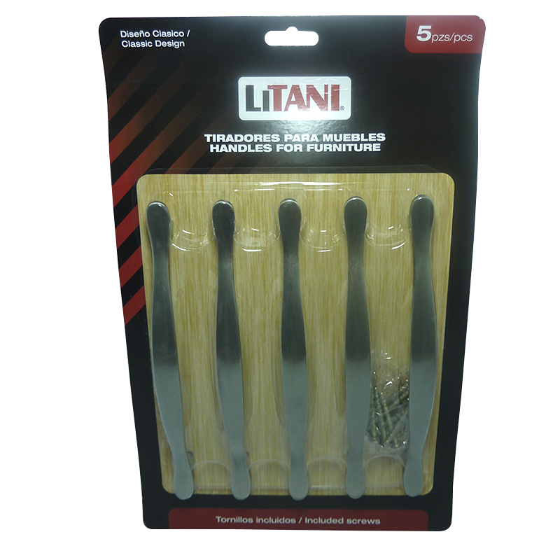 JUEGO DE TIRADORES 5PZAS 160MM LITANI