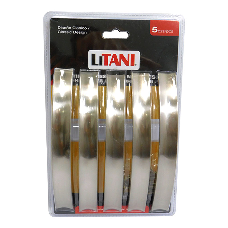 JUEGO DE TIRADORES 5PZAS 160MM LITANI