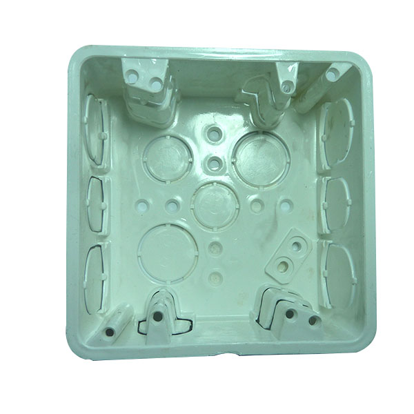 CAJETIN CUADRADO 4X4 CONDUIT PVC BLANCO EMP. 30 PZAS