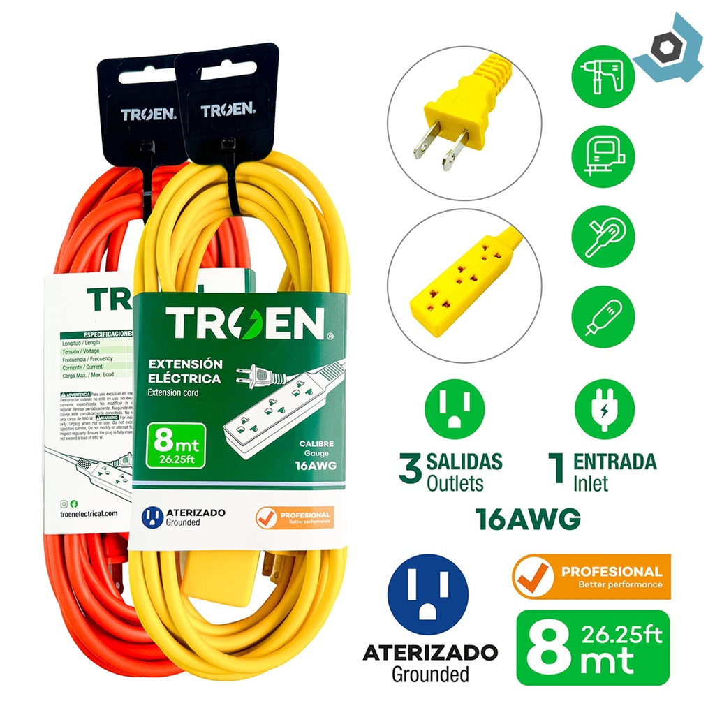 EXTENSION ELECTRICA TROEN 8M