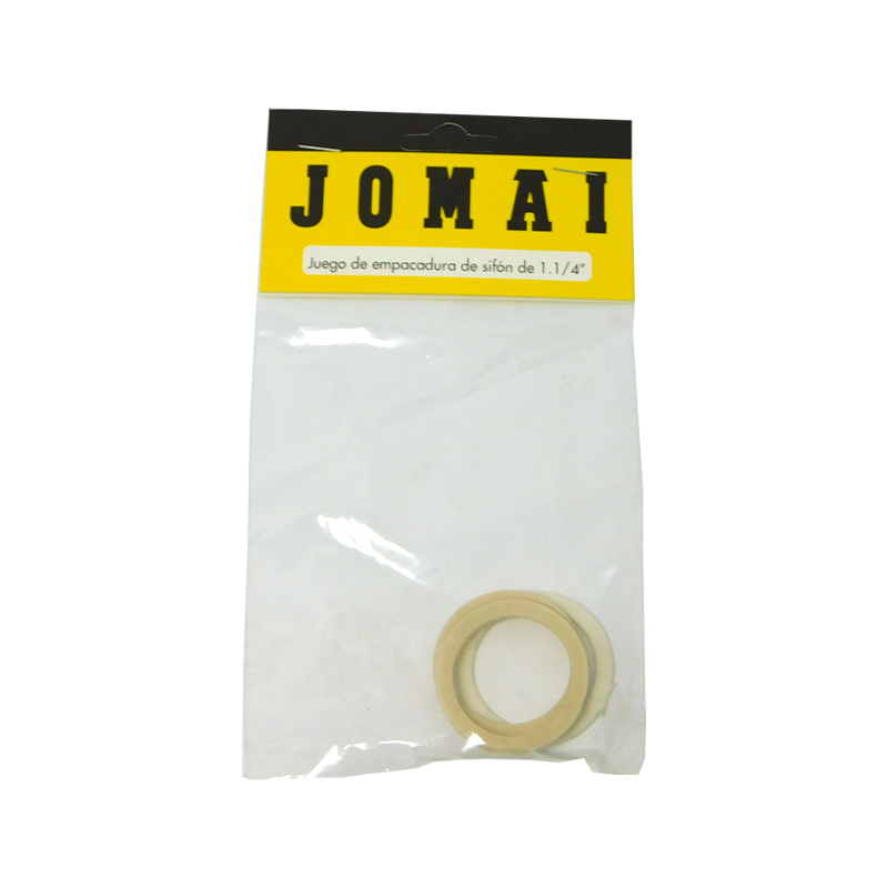 JUEGO DE EMPACADURAS SIFON DE 1 1/4" JOMAI